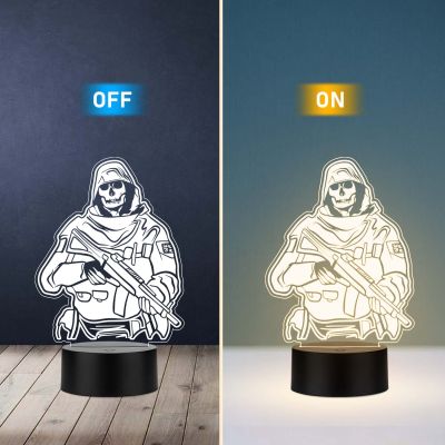 Call Of Duty Character Night Lamp